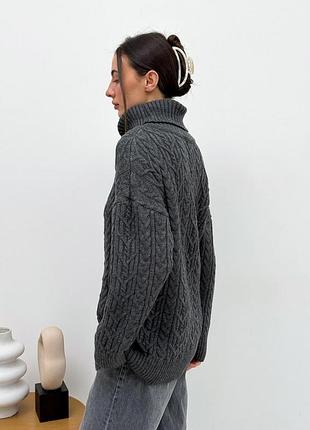 Свитер оливия графит art knit 3