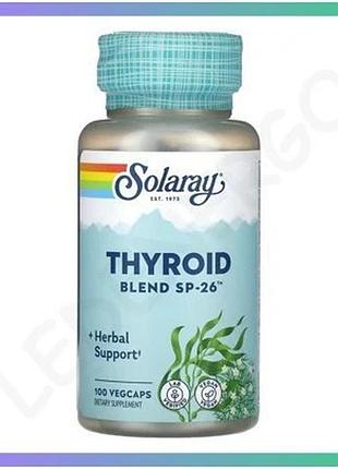 Смесь для щитовидной железы thyroid blend sp-26 100 капсул веганская диетическая добавка для энергии sku_dsn_2023-10-3424