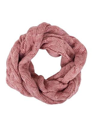 Снуд дитячий коса рожевий art knit