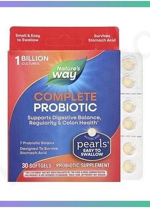 Уцінка* пробіотики pearls complete probiotic 30 капсул для підтримки травлення і імунітету *пошкоджена sku_dsn_2024-11-0847