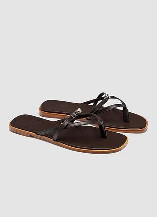Hermes miss sandal chocolate 3