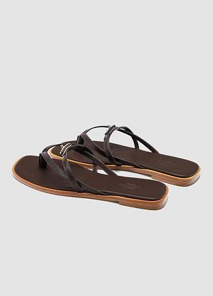 Hermes miss sandal chocolate 5