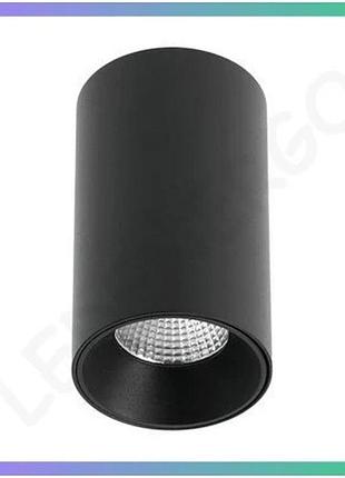 Светильник gtv led prime 10w ip20 4000k черный накладной светильник для потолка sku_oledim_ld-prm10wc-nb