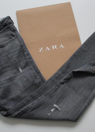 Серые джинсы zara5 фото