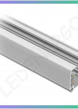 Шинопровод 3-фазный gtv x-rail 2м 220-240v 16a белый трековый светильник для освещения помещения sku_oledim_xtr-ra3fz2b-00