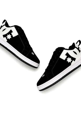 Dc shoes court graffik m black white