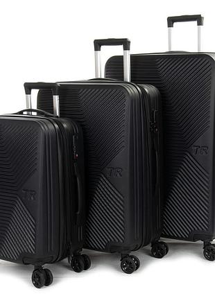 Podium дорожная чемодан 31 abs-пластик fashion 804 black