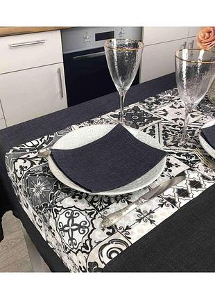 Серветка на стіл black milan тм прованс, 35×45 см