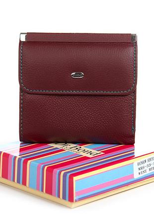 Podium кошелек rainbow женский кожа dr. bond wrs-33-1 wine red