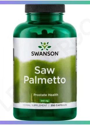 Капсулы saw palmetto 540 мг 250 шт для здоровья простаты поддержка мочеиспускания растительная добавка sku_dsn_100-29-0666872-20