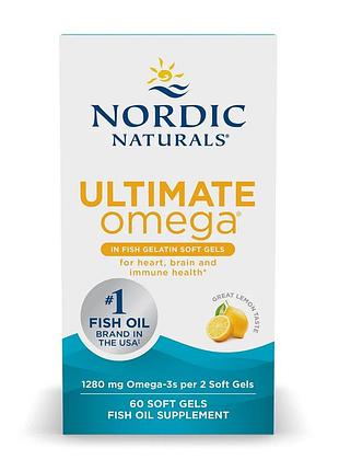 Ultimate omega fish gels - 60 softgels