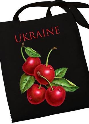 Эко-шоппер bookopt вк4078 ukraine вишенька, черный