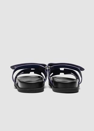 Hermes chypre sandals violet suede 4