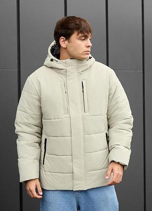 Тепла куртка для чоловіків staff styn light olive