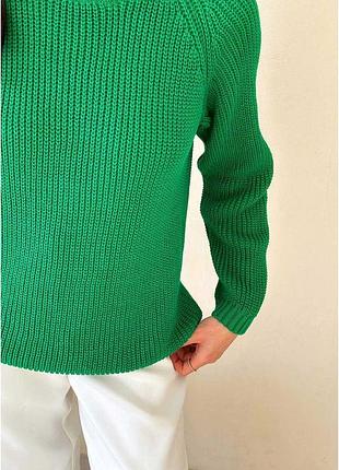 Джемпер травяной cotton art knit 3