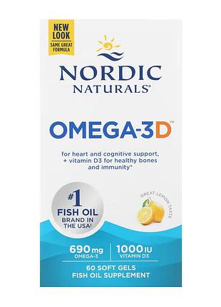 Omega-3d - 60 softgels