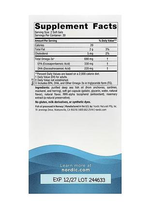 Omega-3 - 60 softgels 2