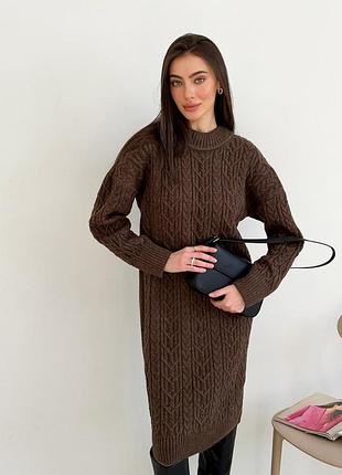 Платье с узором оливия art knit