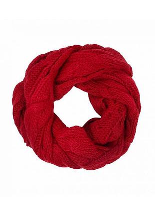 Снуд дитячий коса червоний art knit
