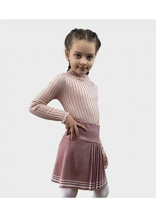 Водолазка для девочки kelly темно-розовая art knit