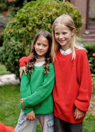 Джемпер детский mari травяной art knit