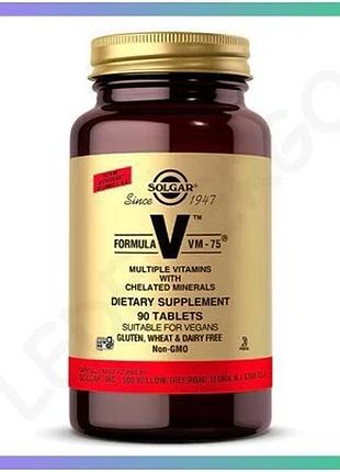 Витамины formula vm-75 90 таблеток для поддержания энергии и иммунитета антиоксиданты для здоровья sku_dsn_2023-10-6351