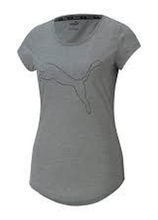 Футболка puma performance heather cat tee w 520320-03