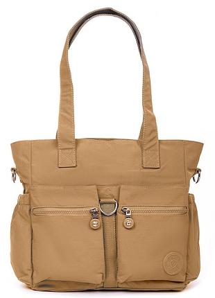 Podium сумка жіноча текстиль поліамід jielshi 3755 yellow brown