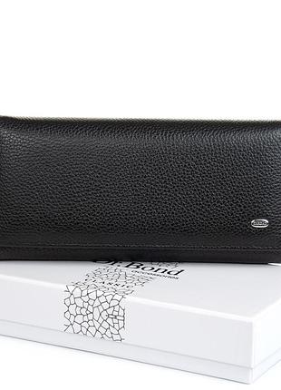 Podium кошелек classic женский кожа dr. bond w1-v-2 black