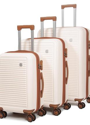 Podium дорожная чемодан 31 abs-пластик fashion a12 white