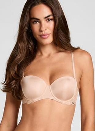 Hunkemoller базовий бюстгальтер балконет анжеліка колір беж в ідеалі розмір 75d 75 с🌹🌹🌹