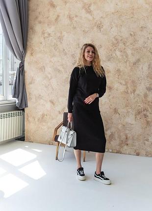 Вязаная юбка katrin черная new art knit