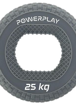 Еспандер кистьовий силіконовий powerplay pp-4333 hand grip large 25 кг. сірий