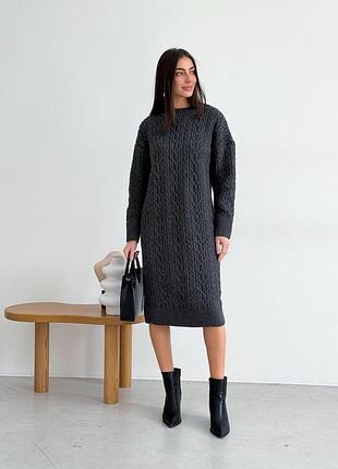 Платье с узором оливия art knit