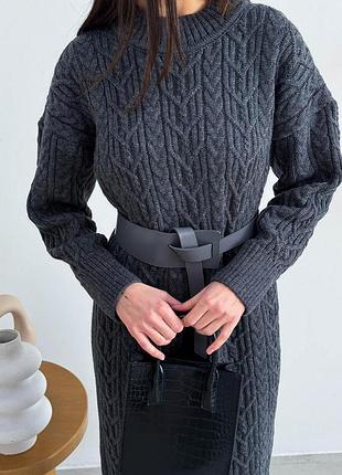 Платье с узором оливия art knit 5