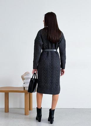 Платье с узором оливия art knit 6