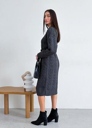 Платье с узором оливия art knit 7