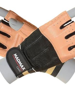 Перчатки для фитнеса madmax mfg-248 clasic brown xxl