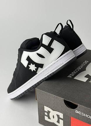 Dc shoes court graffik black white 2