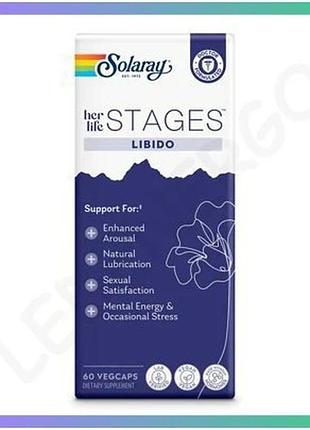 Добавка для підтримки жіночого здоров'я solaray womens health libido 60 капсул для енергії та гармонії sku_dsn_2023-10-2411