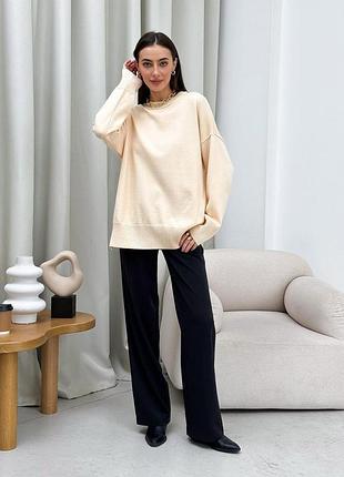 Джемпер мия крем-брюле art knit 3