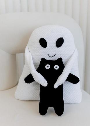 Интерьерная игрушка призрак с котёнком тм прованс