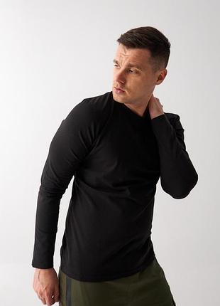 Лонгслів 'pulse' від intruder. чоловічий тактичний лонгслів чорний