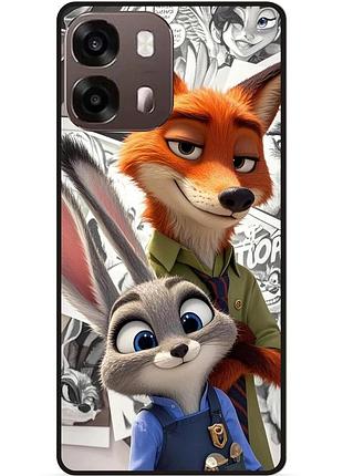Силиконовый чехол для oppo a6s с картинкой джуди зверополис