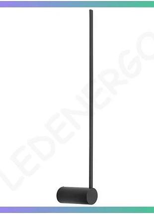 Бра arm led 10вт 135мм черный для прикроватной зоны современный светильник с led-модулем