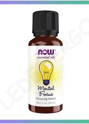 Масло для фокусування mental focus oil blend 30 мл аромамасло для концентрації та балансу духу sku_dsn_2023-10-6937