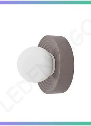 Бра nowodvorski clay коричневий 12вт 125мм для прикроватної зони сучасний світильник