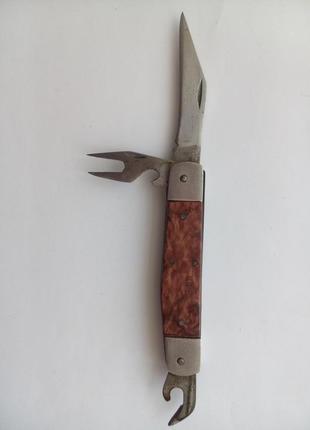 Нож кухонный складной советский с бакелитовой ручкой4 фото