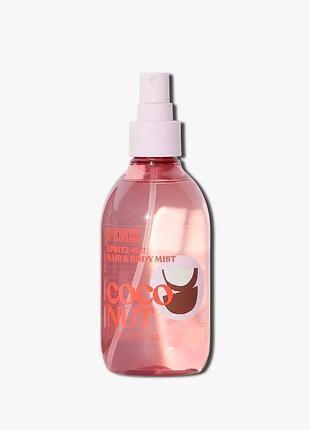 Спрей для тіла і волосся coconut pink & victoria's secret