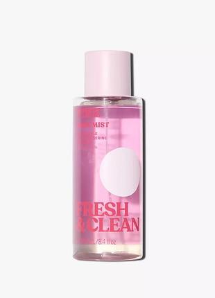 Парфумований спрей для тіла fresh & clean pink & victoria's secret